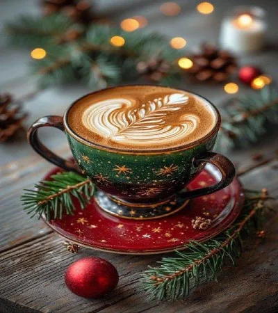 چطور پودر قهوه را کریسمسی هدیه بدهیم